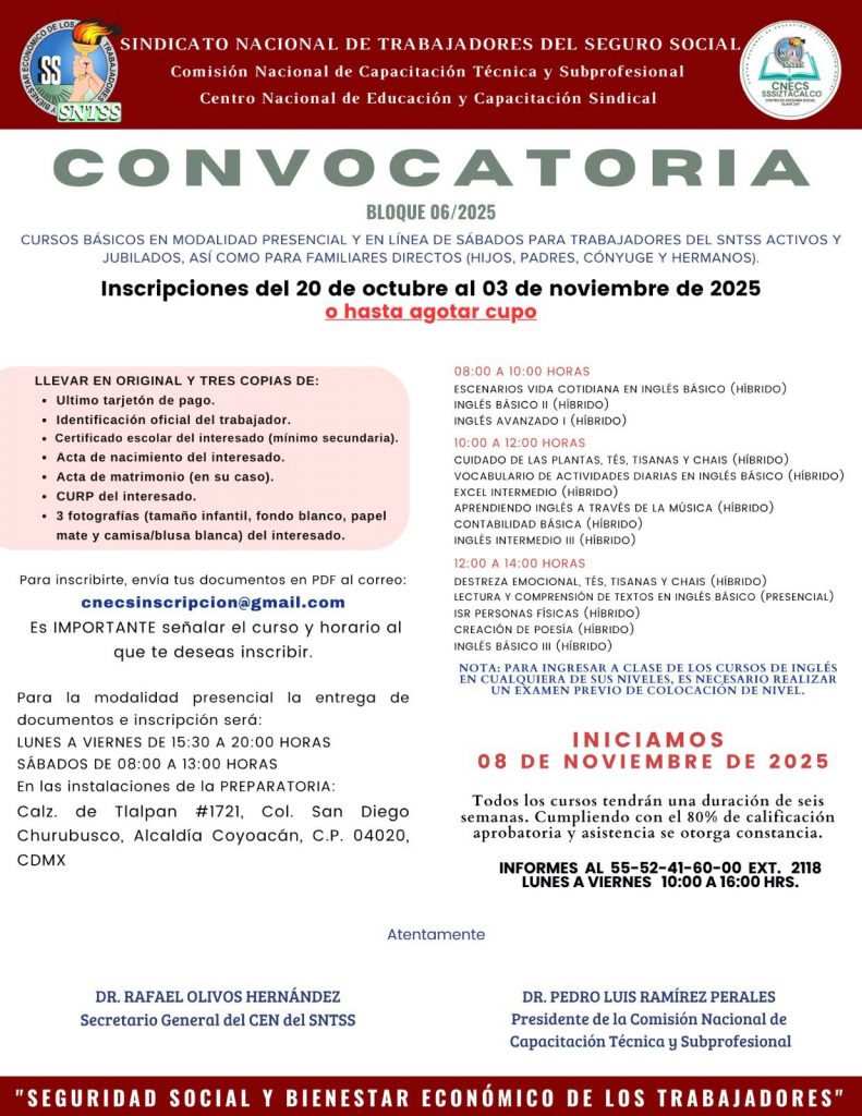 561789422_122149073732420508_1381453297187186692_n-1-791x1024 Convocatoria Preparatoria Abierta y Cursos Básicos